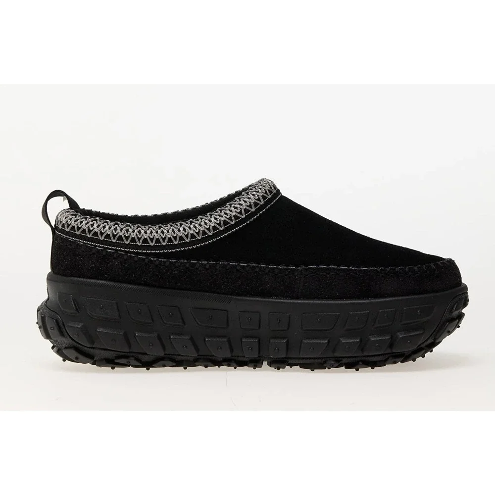 UGG Venture Daze Mens Size 9 Womens 10 Suede Black 1154530 Slip On Comfort Shoes